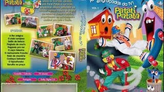 Menu Dvd Patati Patatáas Histórias Mais Engraçada Da Tv Com Patati Patatá