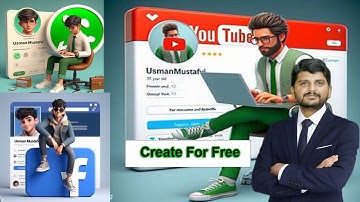 How to create 3D AI Social media Images | AI Portraits Trend| bing image creator tutorial