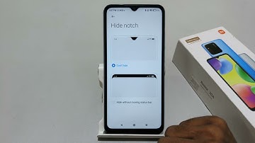 how to hide  notch front camera in Redmi 10A | Redmi 12C me hide notch kaise set kare