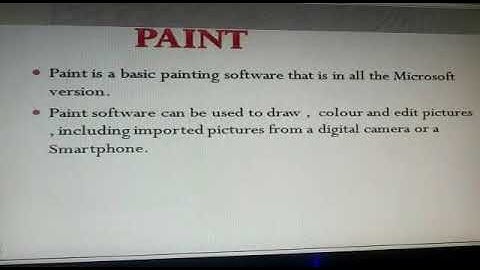 Class 3 Computer Chapter 5 Fun With Paints Part 2