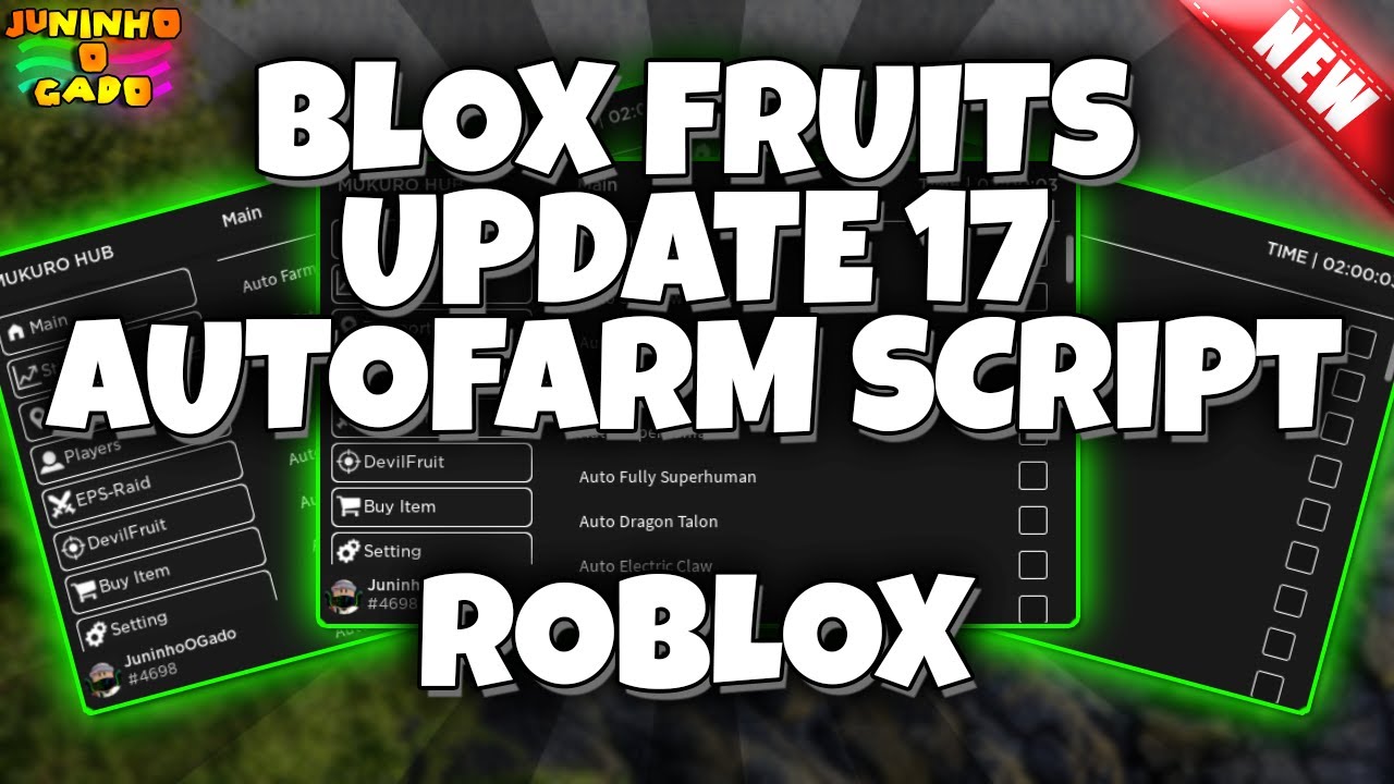 Blox Fruits UPDATE 20 Script – Juninho Scripts