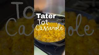 Tater tot casserole - save this one for your next weeknight meal #recipe #familymeals #easyrecipe