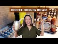 Coffee Corner At Home (Easy DIY Coffee Area) | Laureen