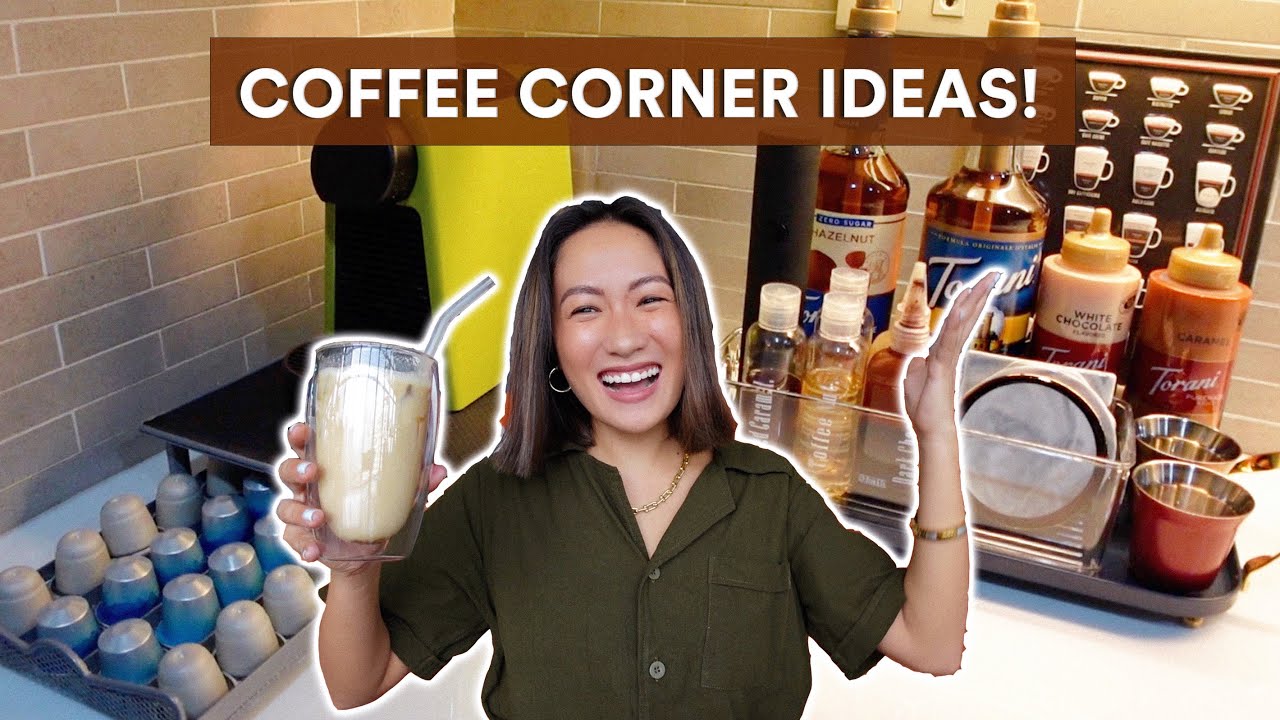 Coffee Corner At Home (Easy DIY Coffee Area) Laureen YouTube