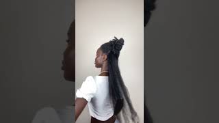 Watch me grow my hair to tailbone length from absolutely nothing (baldhead) #SHORTS