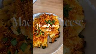 Mac and cheese with crispy topping 🤤 #food #recipe #easyrecipe #macncheese #beginnercooking #cooking