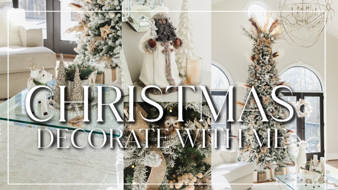 Christmas 2022 Clean and Decorate With Me | Living Room | Cozy Neutral ...