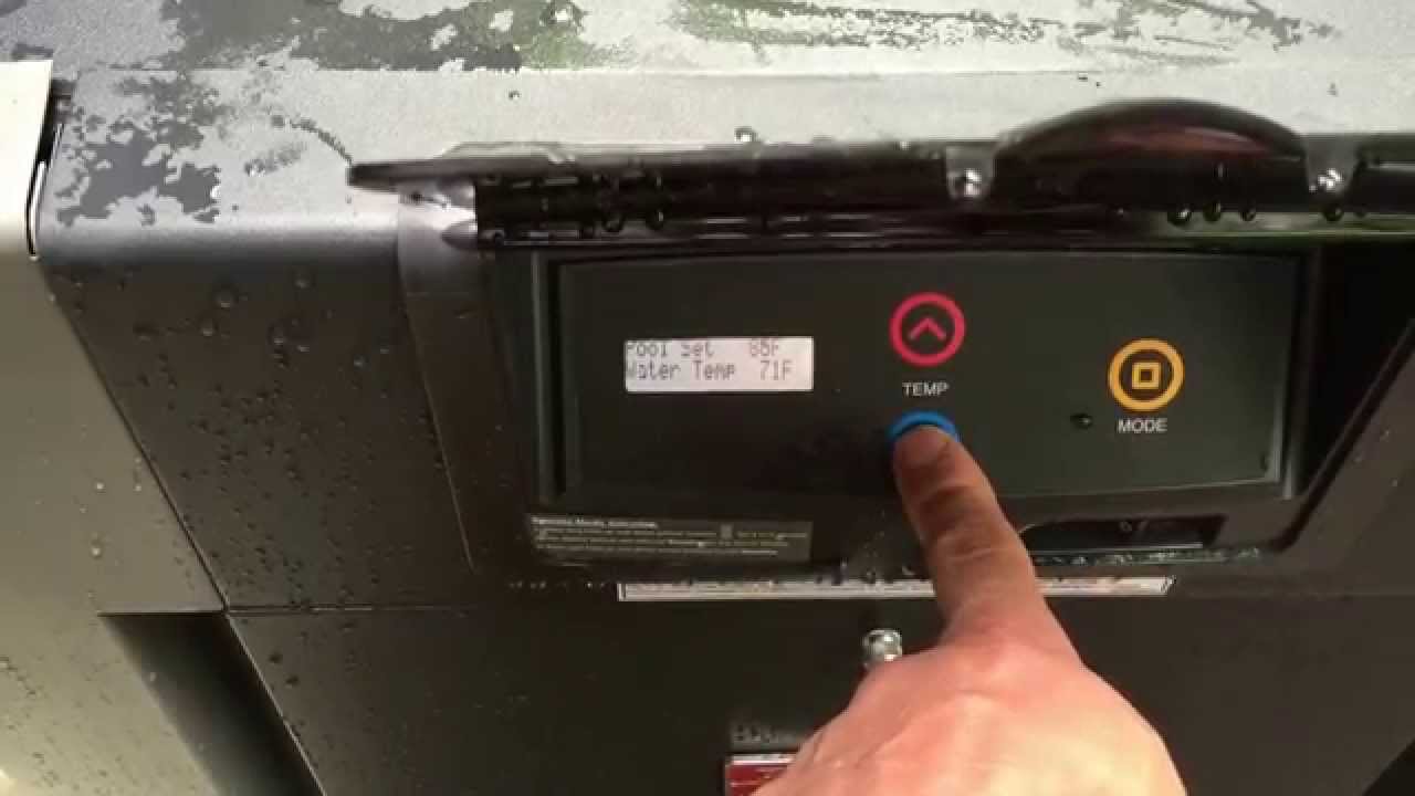 Raypak Pool Heater how to control manually - YouTube spa disconnect wiring diagram for 