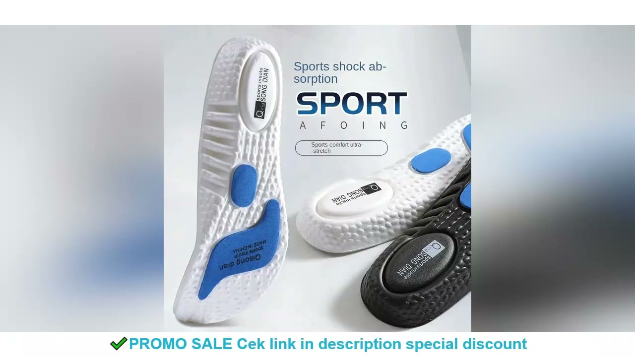 Sport Insoles for Feet Soft Shock Absorption Inserts Template Orthopedic Plantar Fasciitis Insole fo