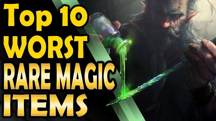Top 10 Worst Rare Magic Items in DnD 5E