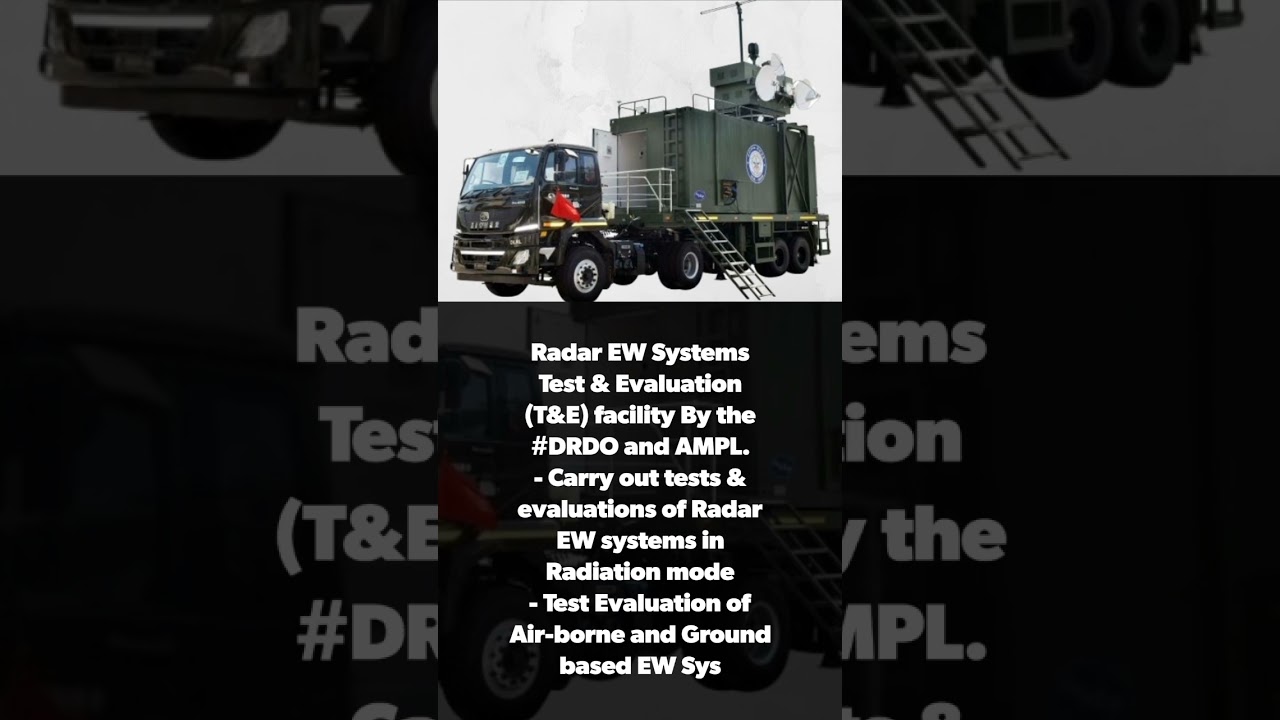Radar EW Systems Test & Evaluation (T&E) facility By the 