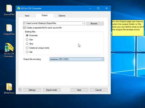 Excel to CSV Converter, video manual