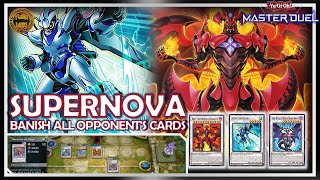 Synchro Deck 2023 Combo RED SUPERNOVA DRAGON / BANISH ALL OPPONENT'S CARDS | Yugioh MASTER DUEL