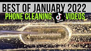 Best of January 2022 phone cleaning TikTok videos compilation from Phone Fix Craft