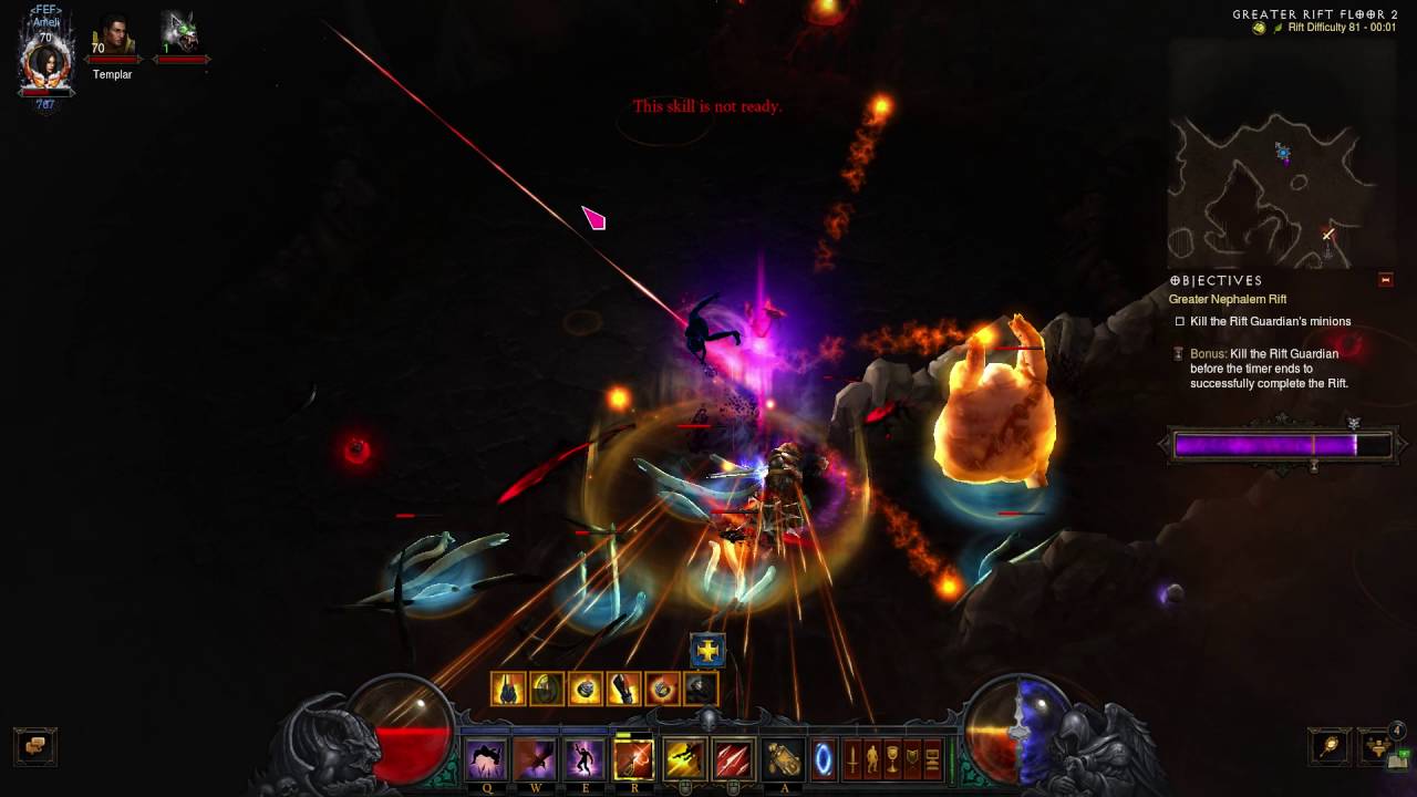 Diablo III S7 Demon Hunter Rank 8 EU GR81 (Multishot) - YouTube