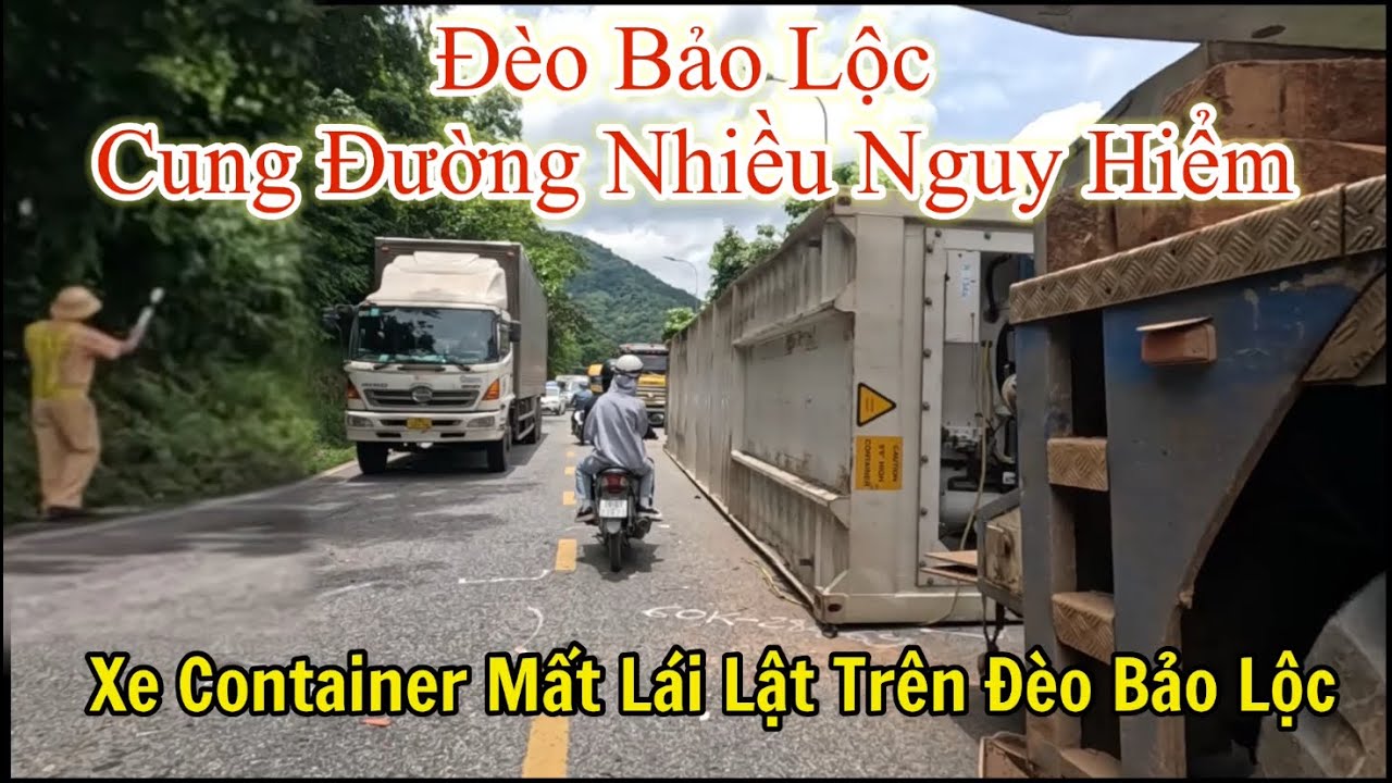 Những nguy hiểm khi chạy xe trên cung đường đèo Bảo Lộc, đường đèo khó chịu nhất phía nam.