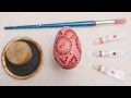 DIY Traditional polish Easter Egg | ENG SUB | step by step | Malowanie pisanki woskiem pszczelim |