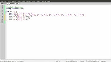 Inicialización de Matrices