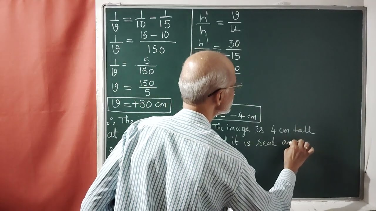 Class 10 chapter LIGHT (numerical sums) NCERT textbook.