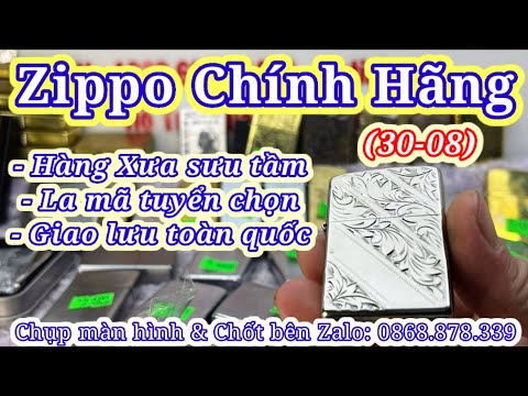 Video Zippo sưu tầm - hàng xưa - hàng đẹp giá mềm (Zalo... - youtube