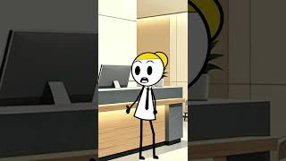 The employee who doesn't work here Part 2#animation #skit #apartment #fyp