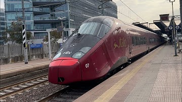 AWESOME ITALO TRAINS! 300KM/H JOURNEY ON THE ALSTOM AGV ETR575 FROM REGGIO EMILIA TO MILANO ROGOREDO