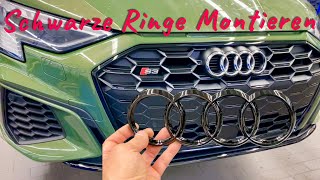 Change Audi Rings to black