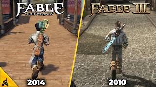Fable Anniversary vs Fable 3 – Details and Physics Comparison