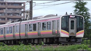 E129系B5編成 信越本線上り快速直江津行き3374M【4K】