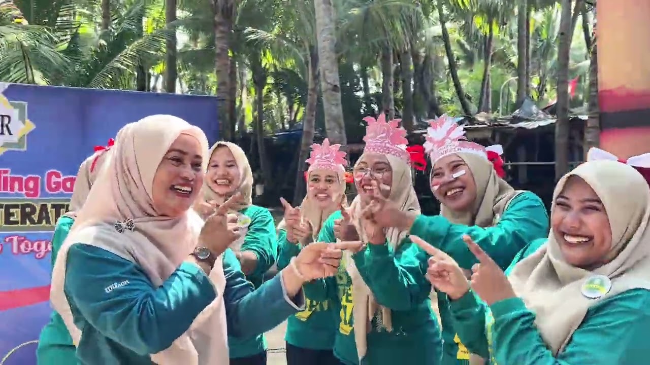 Outbound di Pantai Kelapa Tuban - Team Building Games KSPPS BMT Terate Jaya 2025