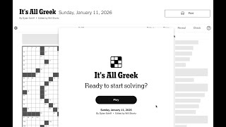 Information Crossword 01112026a News