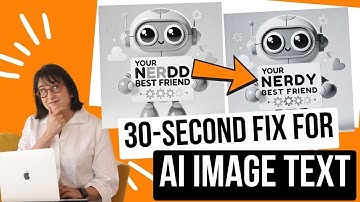 Fixing AI Image Text with Canva
