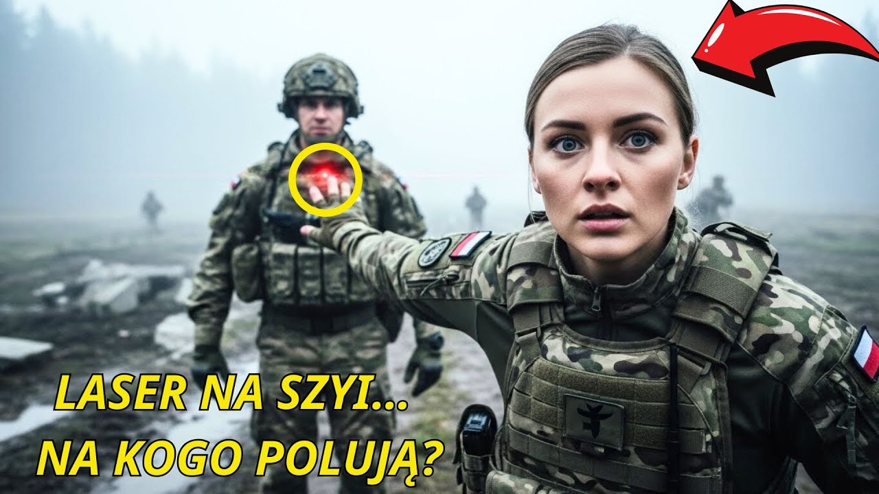 Zobaczyła czerwoną kropkę lasera na szyi dowódcy — i stała się jedyną granicą między życiem a śmierc