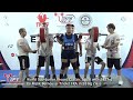 World Sub-Junior Record Classic Squat with 282 kg by Malik Bernoussi Triolet FRA in 93 kg class