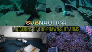 Where to find PRAWN suit arm fragments in Subnautica