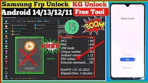 Samsung Frp New Tool 2023/Samsung Frp Android 13/12/11/New Security Enable ADB Failed/Gsm devil