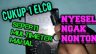 cara memperhalus pergerakan jarum multimeter analog.modif multimeter analog.cara atasi gerakan jarum