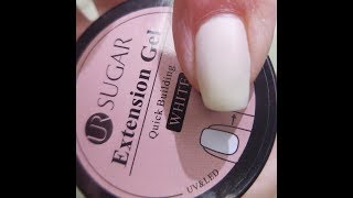 UR Sugar Extension Gel with Paper Form ~ 1st Attempt with Gel Extension & Paper Form