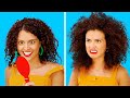 FUNNY CURLY HAIR PROBLEMS || Girls With Curly Hair Struggles by 123 GO!