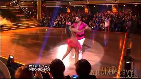 William Levy @willylevy29 & Cheryl bailan SAMBA en #DWTS (semana9) // abc