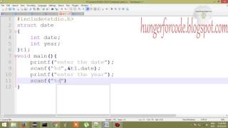 learn c in hindi part-33 Structure