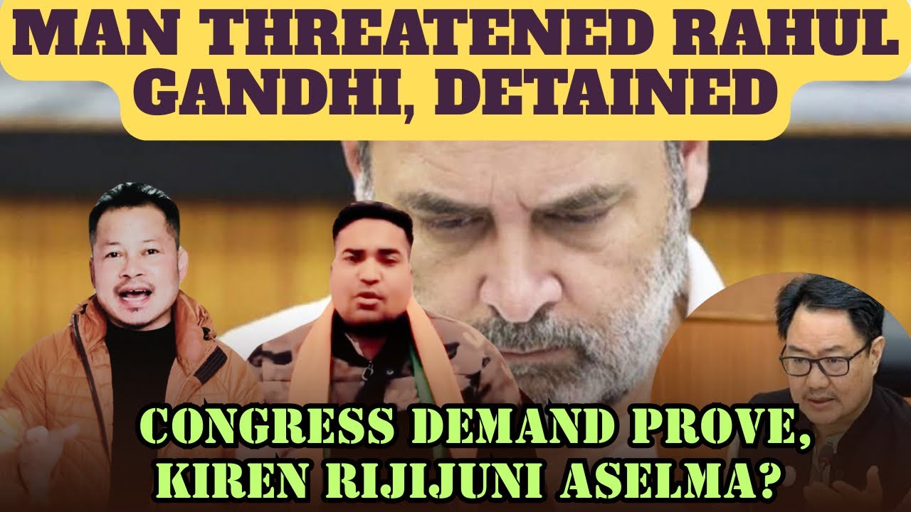 Rajasthan Man Detained for Threatening Rahul Gandhi| Congress Demand Prove| Refar Marak18