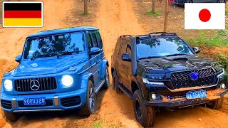 Three Competitions Between Land Cruiser 3.5L Vs Mercedes G63 Amg 4.0L  And Tank 300, Beijing Bj40