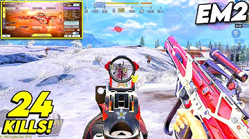 NO RECOIL IN ANY RANGE | BEST EM2 GUNSMITH CODM BR | EM2 GUNSMITH BR