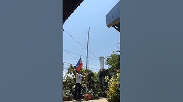 Thumbnail of Philipine flag raising🇵🇭 #philippines #shorts