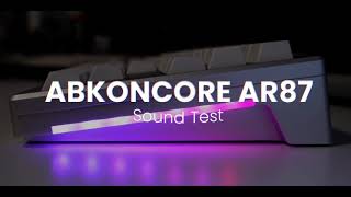 ABKONCORE AR87 | Sound Test