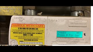 How to reset  a Gas Meter
