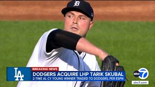 Dodgers land 2-time Cy Young winner Tarik Skubal in deadline deal, sources say