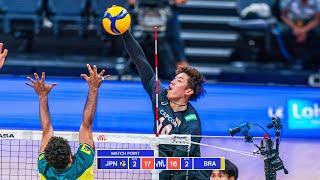 Yuki Ishikawa Dominated the Dramatic Match Against Brazil !!! Men&#39;s VNL 2023