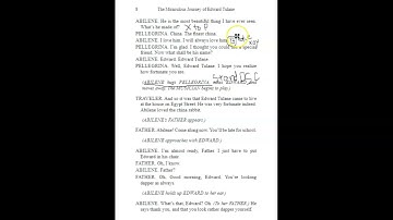 Blocking Notes in Rehearsal Tutorial